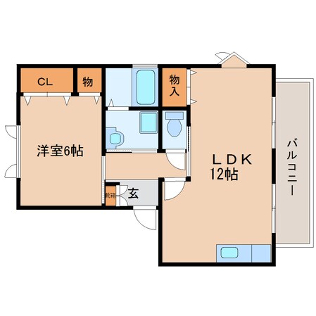 静岡駅 バス18分  小鹿下車：停歩3分 2階の物件間取画像